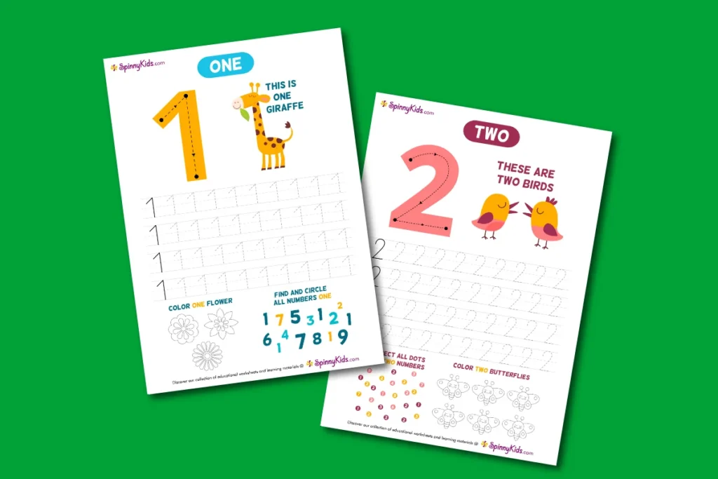 Number Practice for Kindergarten