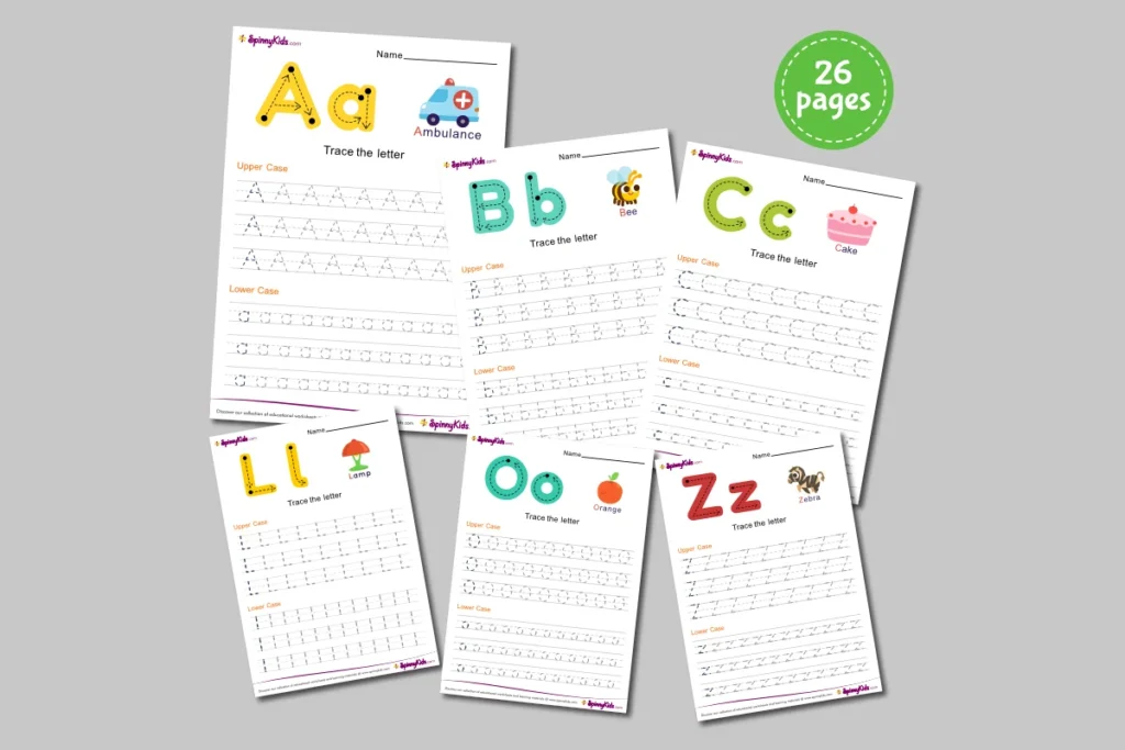 Tracing Alphabet Worksheets A Z