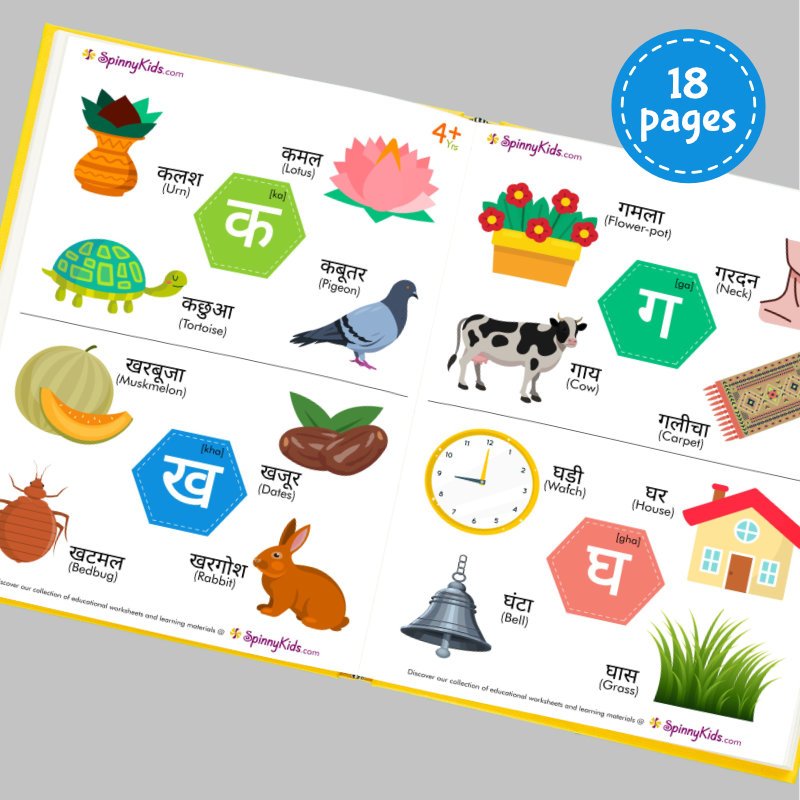 Hindi Vyanjan with Pictures