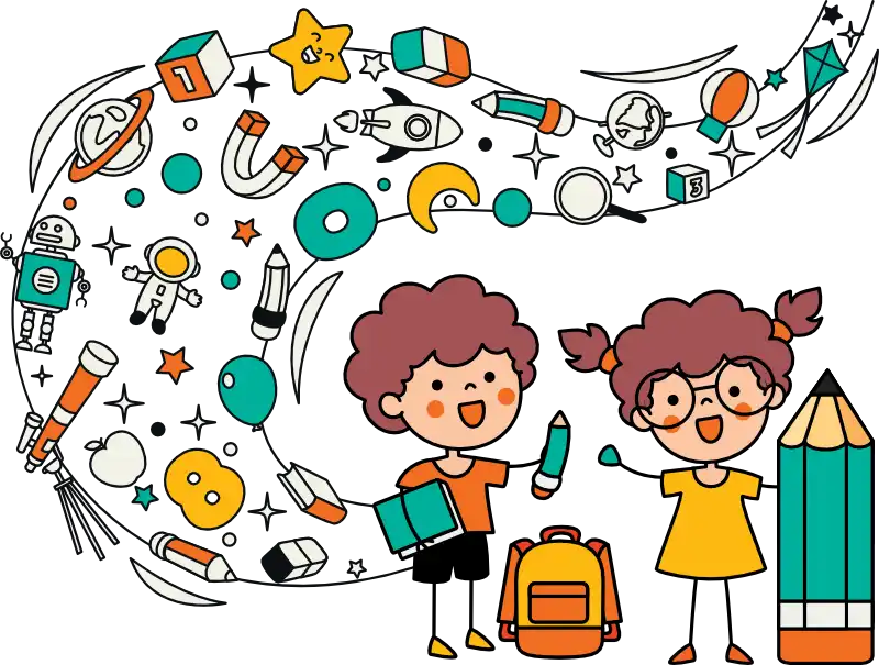 Kids fun playing and learning Kids fun playing and learning