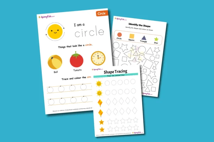 Learning Shapes Worksheet Learning Shapes Worksheet
