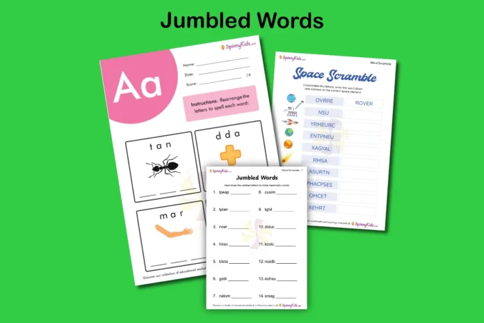 spelling worksheets for kids